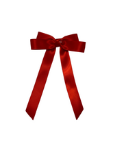 Load image into Gallery viewer, BELLA BOW-SATIN HAIRCLIP