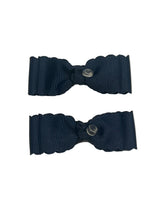 Load image into Gallery viewer, SCALLOPED EDGE RIBBON CLASSIC HAIR CLIP SET
