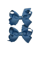 Load image into Gallery viewer, SCALLOP EDGE GROSGRAIN BOWTIQUE SET
