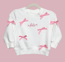 Load image into Gallery viewer, IT’S ALL ABOUT BOWS SWEATER

